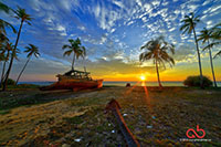 Wreck of an old slaveship at Dungun, Terengganu. Beautiful morning sunrise taken with Nikon D800E and Samyang 14mm