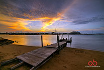 HDR - Sunset at Pulau Warisan