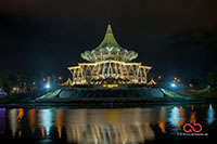 HDR - Dewan Undangan Negeri at Night, Kuching, Sarawak