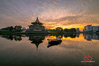 HDR - Blissful Sunrise at Kuching Waterfront