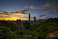Taipei Sunset in HDR